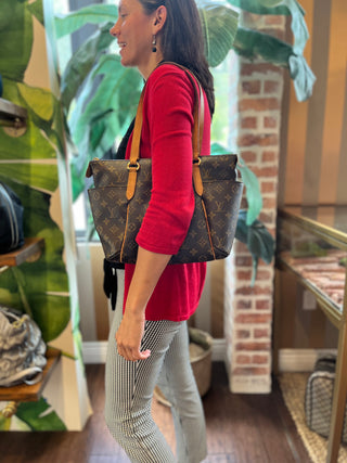 LOUIS VUITTON Totally PM Brown Monogram Canvas Tote Bag
