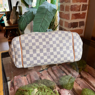 LOUIS VUITTON Totally MM Damier Azur Canvas Tote