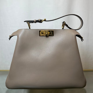 FENDI Peekaboo Soft Medium Dove Gray