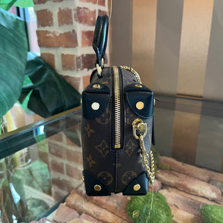 LOUIS VUITTON Malle Petite Noir Shoulder Bag