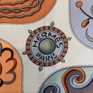 HERMES Festival Des Amazones Silk Scarf