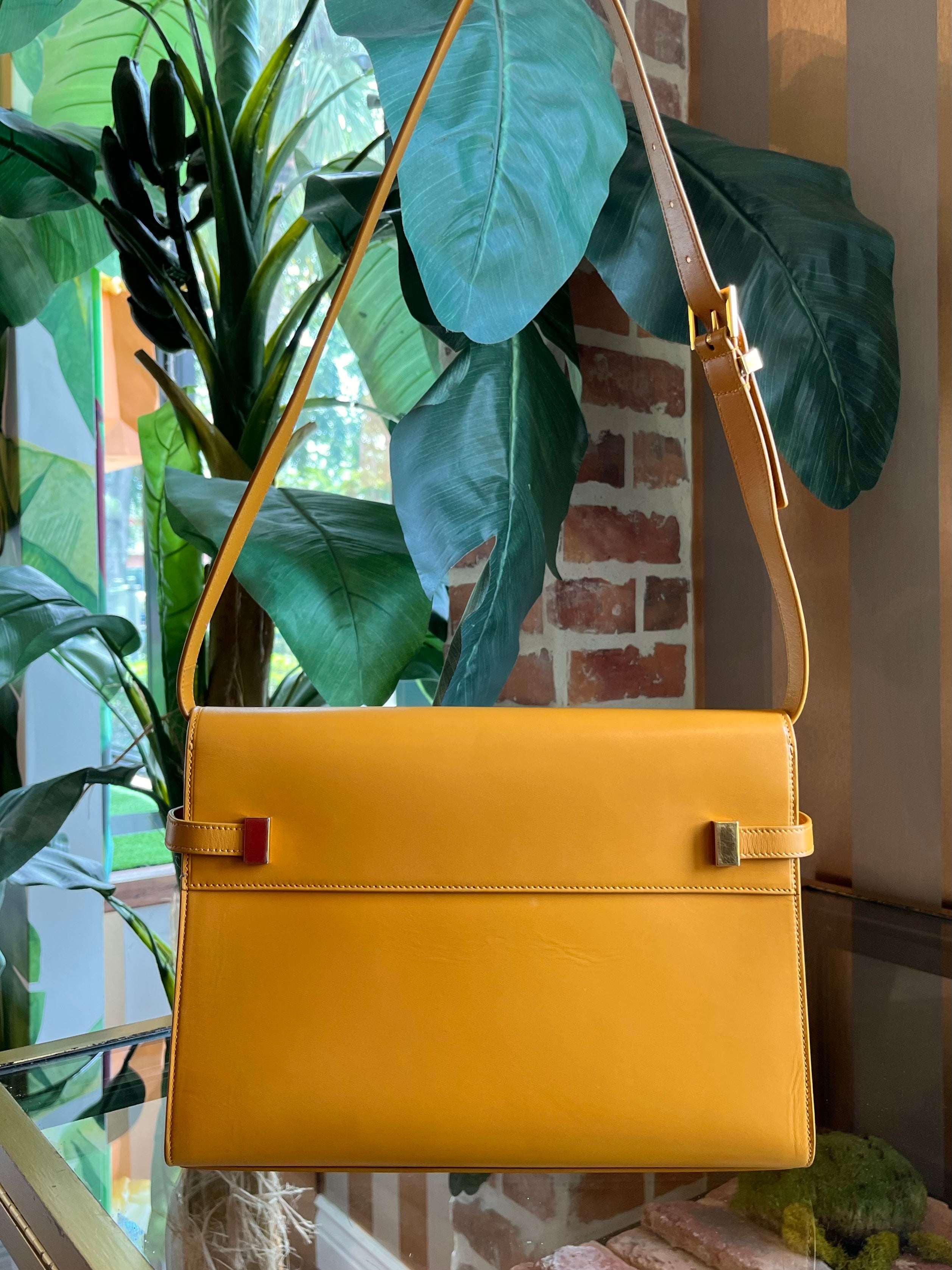 YSL - Medium Envelope Crossbody Bag - Mustard Yellow – Shop It