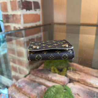 LOUIS VUITTON Small LV Monogram Folding Jewelry Case SM0094
