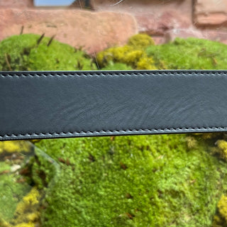 LOUIS VUITTON Damier Black Leather Reversible Belt SZ 120/48