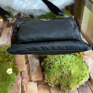 PRADA Messenger Black Nylon Messenger Bag