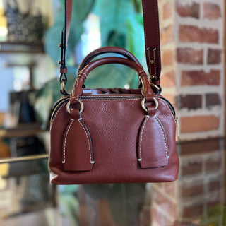 CHLOE Daria Small Leather Top Handle Bag