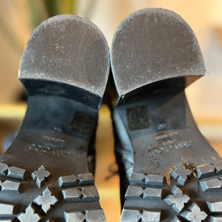 JIMMY CHOO Cruz 65 leather combat boot SZ 40