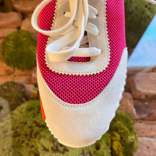 HERMES Rose Vinicunca Air Mesh Bouncing Sneakers SZ 39 (US 9)