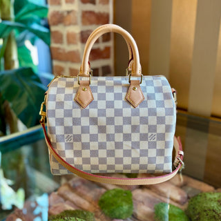 LOUIS VUITTON Damier Azur Speedy Bandouliere