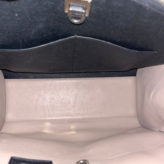 LOUIS VUITTON City Steamer MM Beige Black Two-Tone Tote