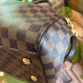 LOUIS VUITTON Trevi GM Brown Damier Ebene Canvas Tote