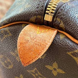 LOUIS VUITTON Keepall 55 Brown Monogram Canvas Vintage Duffel
