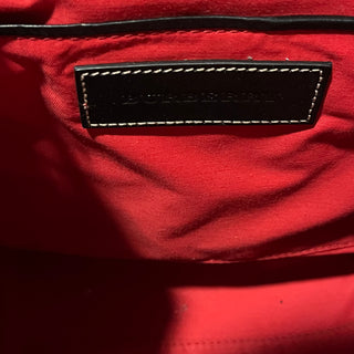 BURBERRY Large Vintage Check Graffiti Print Red Rucksack Backpack