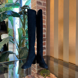 STUARTZ WEITZMAN Black Suede Knee High Boots SZ7.5