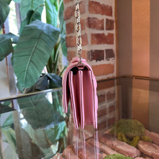 DIOR My Dior Mini Pearlescent Pink Cannage Lambskin Crossbody Bag