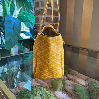 GOYARD Mustard Goyardine Coated Canvas and Leather Rouette PM Shoulder Bag