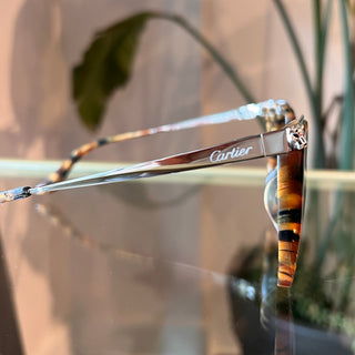 CARTIER Panthère de Cartier Tortoise Sunglasses