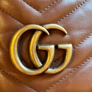 GUCCI Brown Quilted Matelasse Sandals SZ 39 (US 9)