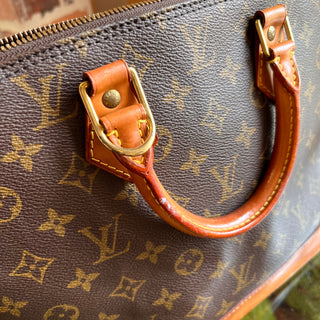 LOUIS VUITTON Alma PM Brown Vintage Monogram Canvas Bag