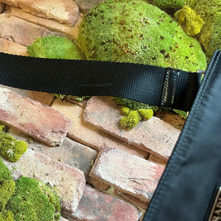 PRADA Black Nylon Crossbody Bag