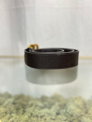 GUCCI GG Marmont Brown Leather Belt 100/40