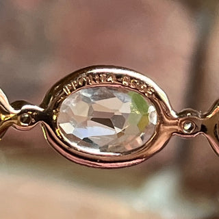 IPPOLITA Sterling Silver Rose Gold Bangle 6 Quartz