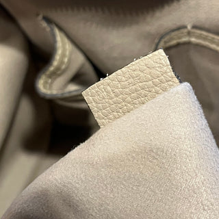 CELINE Luggage Mini Beige Drummed Calfskin Tote Bag