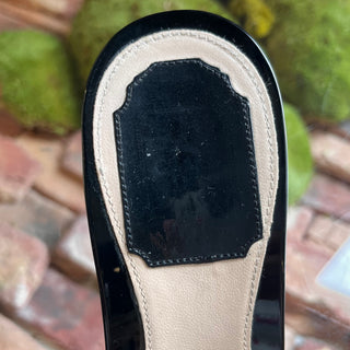 DIOR Quilted Black Patent Leather Heels SZ 38.5 (US 8.5)