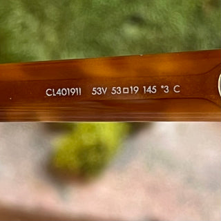 CELINE CL401911 53V Wide Tortoise Shell Acetate Square Sunglasses