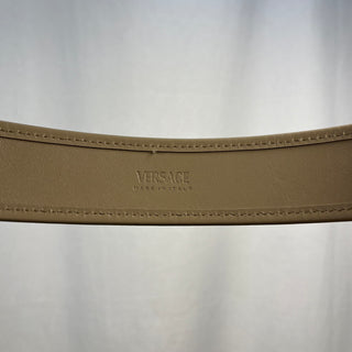 VERSACE  Heritage Barocco Jacquard Beige Belt 75/30