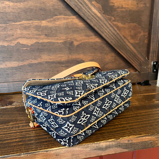 LOUIS VUITTON Pochette Métis Blue Since 1854 Jacquard Canvas Shoulder Bag