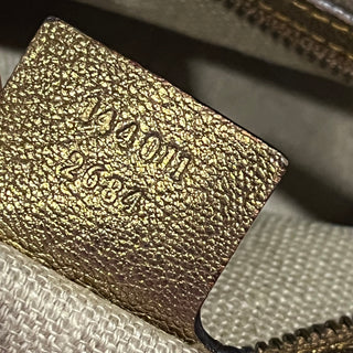 GUCCI Pelham Gold Leather Sudded Hobo Bag