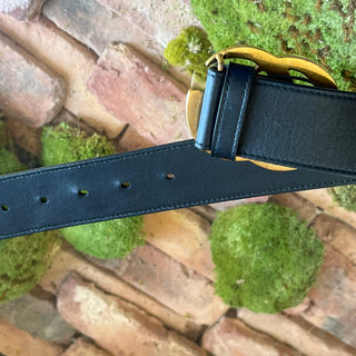 GUCCI GG Marmont Black Leather Belt 95/38(10US)