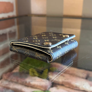 LOUIS VUITTON Small LV Monogram Folding Jewelry Case SM0074 3