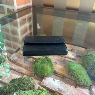 LOUIS VUITTON Epi Wallet Black