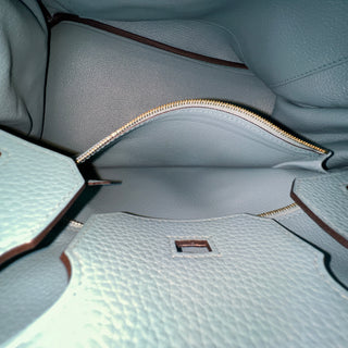 HERMES Bleu Paon Togo Birkin 30