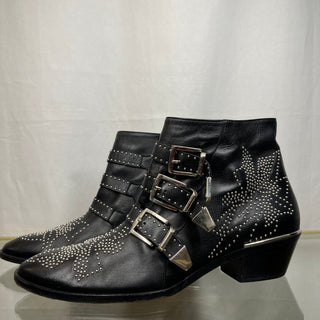 CHLOE Susanna Boots Black SZ 41