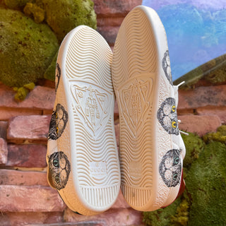 GUCCI Ace Mystic Cat White Leather Sneakers SZ 38 (US 8)