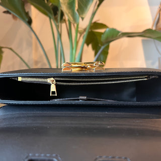 LOUIS VUITTON Black Epi Twist Slim