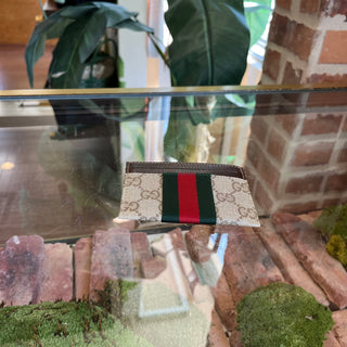 GUCCI GG Monogram Canvas Card Wallet