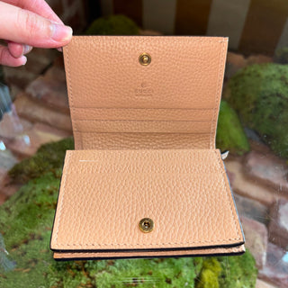 GUCCI Interlocking G Python Bow Compact Wallet