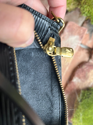 LOUIS VUITTON Papillon Mini Black Epi