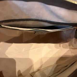GUCCI Ophidia Medium GG Supreme Monogram Web Brown Tote