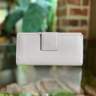 BVLGARI Serpenti Pink Leather Long Wallet