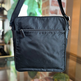 PRADA Black Nylon Shoulder Bag