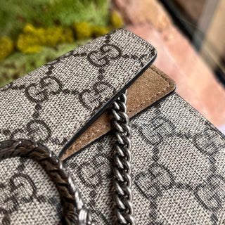 GUCCI Super Mini Dionysus Supreme Canvas Crossbody Bag
