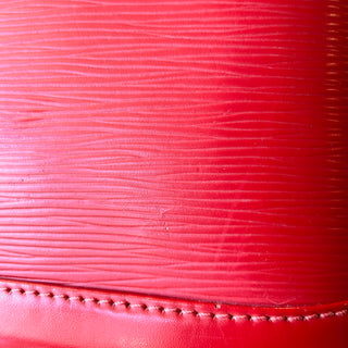 LOUIS VUITTON Red Epi Leather Alma BB