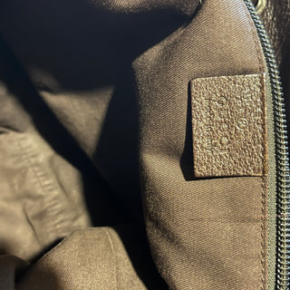 GUCCI Piston Lock GG Monogram Canvas Backpack