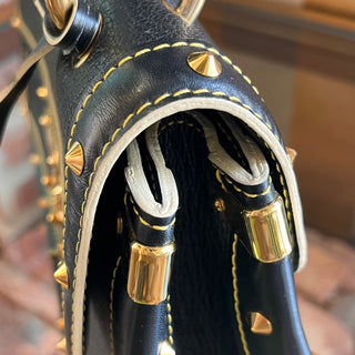 LOUIS VUITTON Le Talentueux Navy Suhali Leather Shoulder Bag