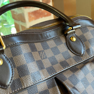 LOUIS VUITTON Trevi GM Brown Damier Ebene Canvas Tote